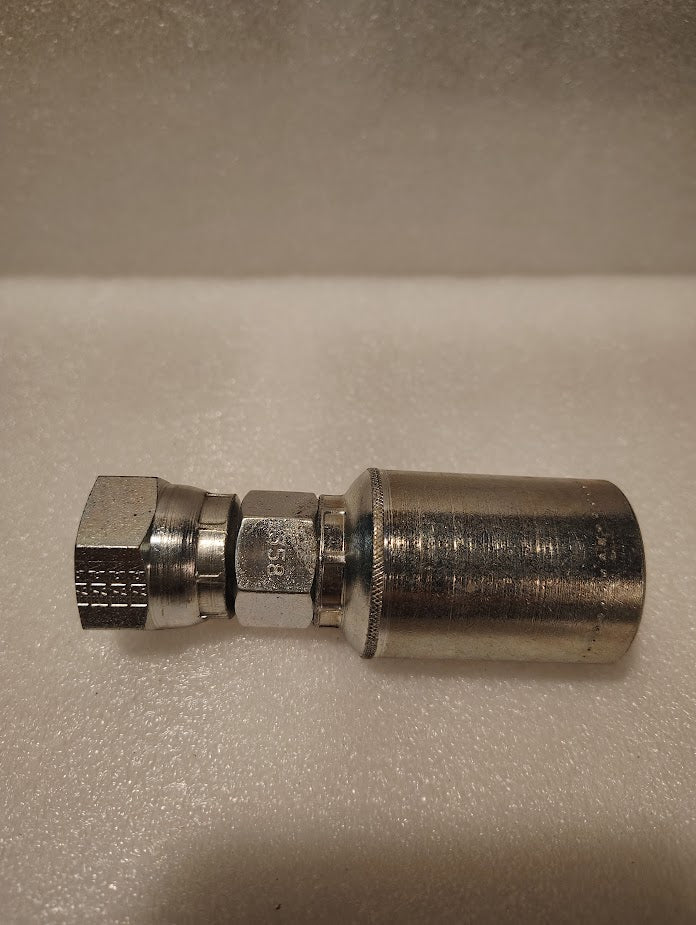 Weatherhead 43008U - 358 | 1/2" Hose x 1/2" BSPP Swivel Fitting - Straight | GW10 - 8x8 Fitting