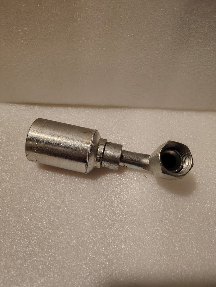 The 43008U-668 is a metal socket wrench attachment featuring an angled swivel joint and a hexagonal opening, displayed on a white textured surface.