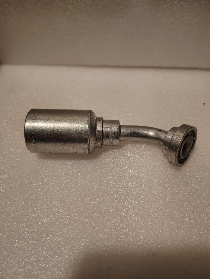 Weatherhead 43008U - G41 | 1/2" Hose x 1/2" Code 61 Flange Fitting - 45 bend | GW50 - 8x8 Fitting