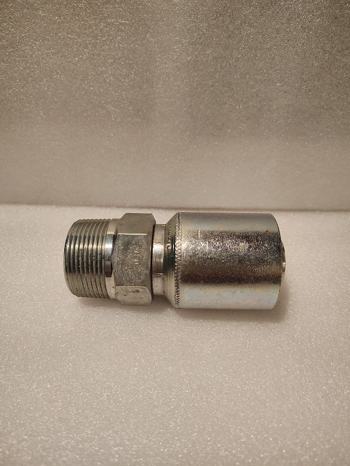 Weatherhead 43016U - 120 | 1" Hose x 1 1/4" NPTF Solid - | GW01 - 16x20 Fitting