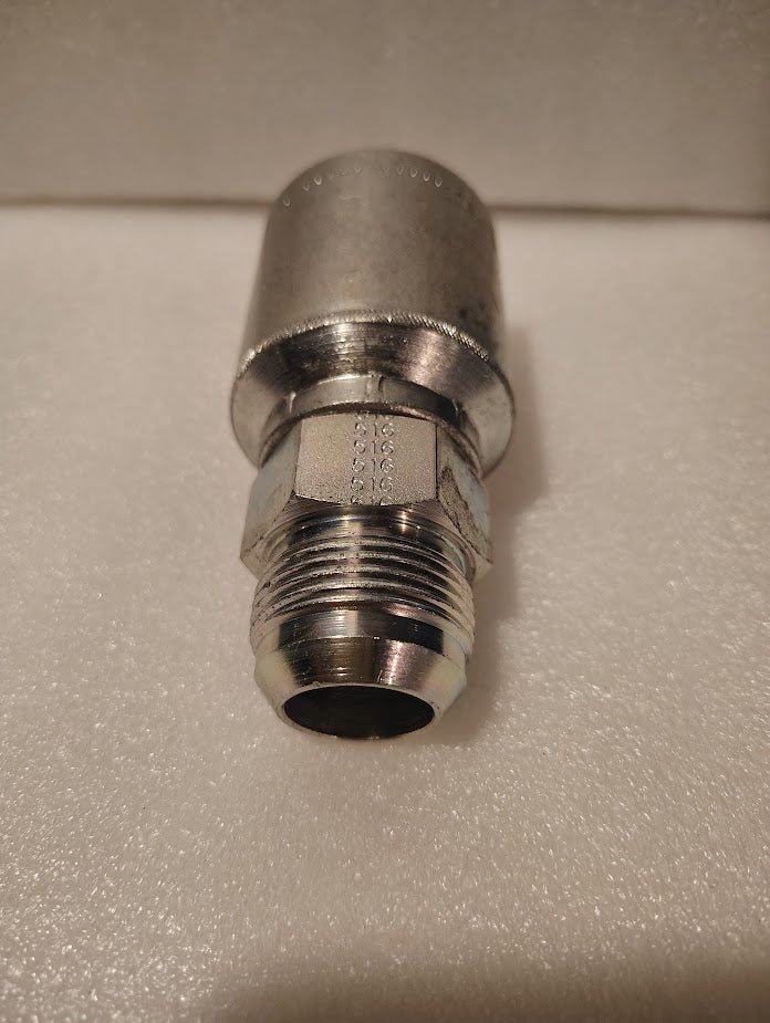 Weatherhead 43016U - 516 | 1" Hose x 1" JIC Solid Fitting - Straight | GW08 - 16x16 Fitting