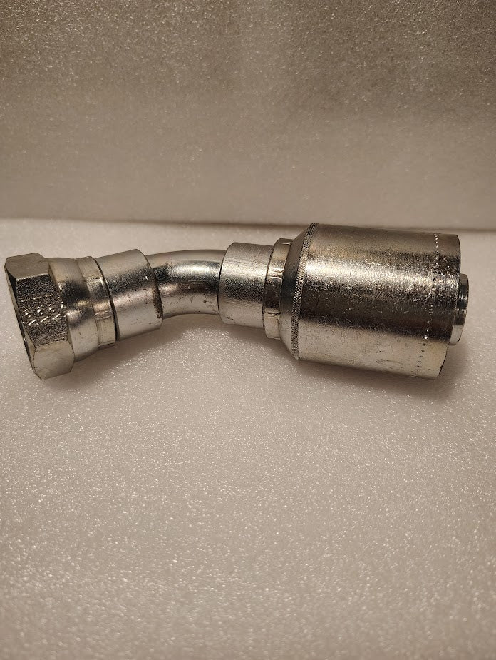 Weatherhead 43016U - 56P | 1" Hose x 1" BSPP - 45 bend | GW43 - 16x16 Fitting