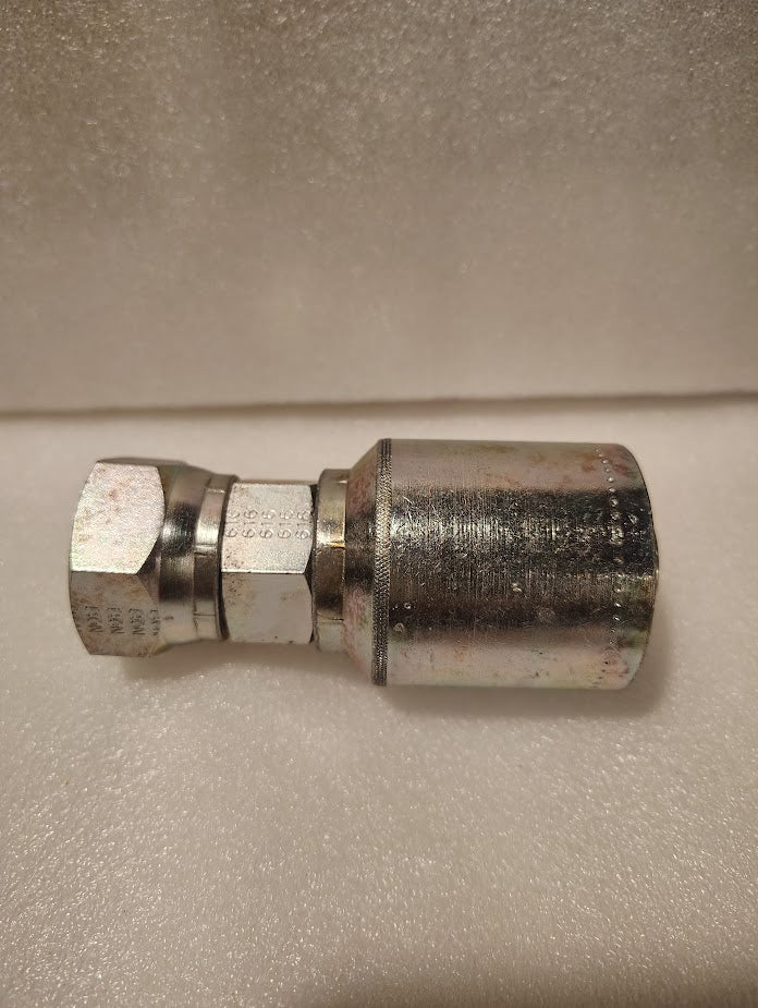 Weatherhead 43016U - 616 | 1" Hose x 1" JIC Swivel Fitting - Straight | GW09 - 16x16 Fitting