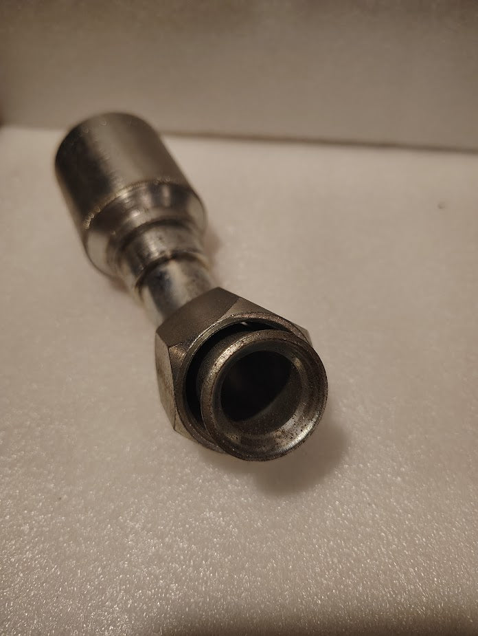 Weatherhead 43016U - 696 | 1" Hose x 1" JIC/SAE Swivel Fitting - 45 bend | GW25 - 16x16 Fitting