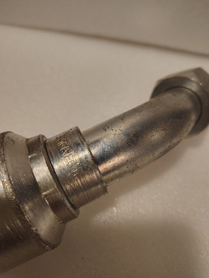 Weatherhead 43016U - 696 | 1" Hose x 1" JIC/SAE Swivel Fitting - 45 bend | GW25 - 16x16 Fitting