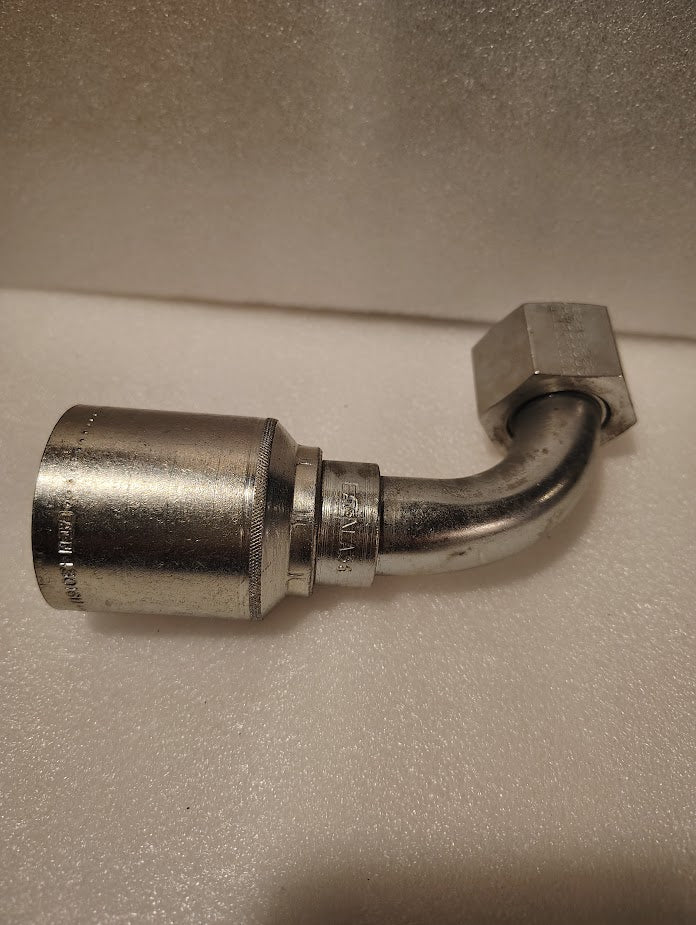 Weatherhead 43016U - A36 | 1" Hose x 1" ORFS Swivel Fitting - 90 Short bend | GW32 - 16x16 Fitting
