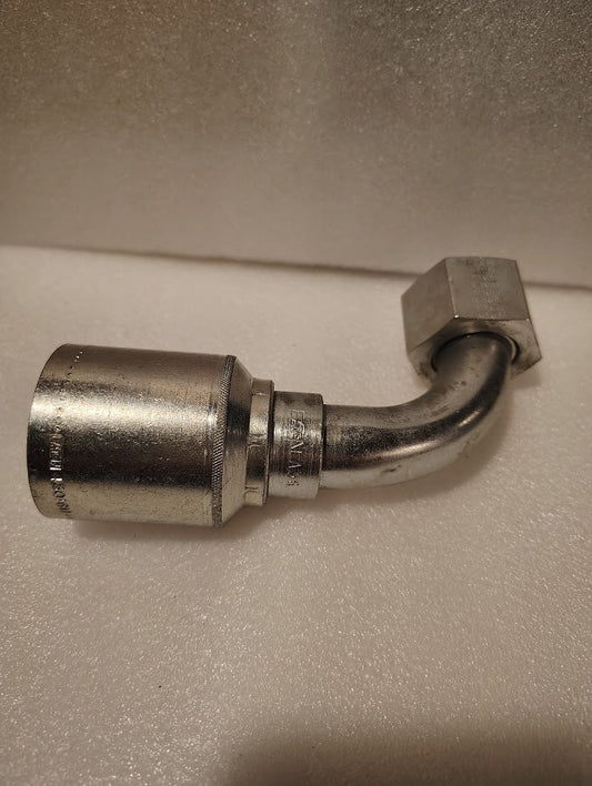 Weatherhead 43016U - A36 | 1" Hose x 1" ORFS Swivel Fitting - 90 Short bend | GW32 - 16x16 Fitting