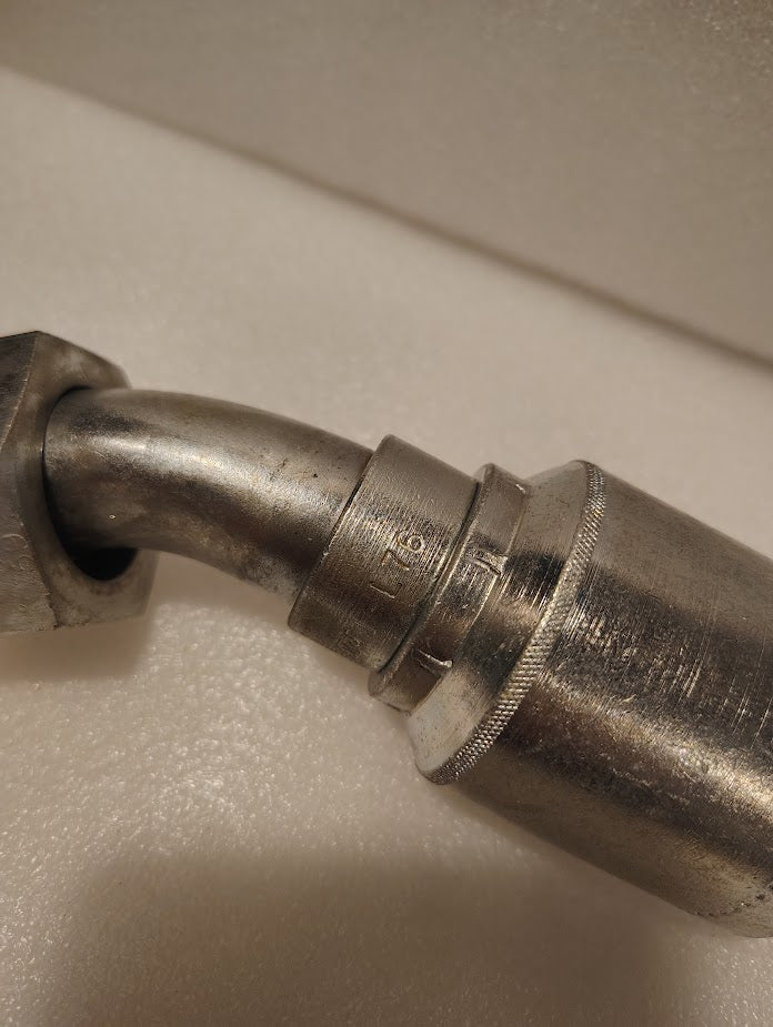 Weatherhead 43016U - L76 | 1" Hose x 1" ORFS Swivel Fitting - 45 bend | GW31 - 16x16 Fitting