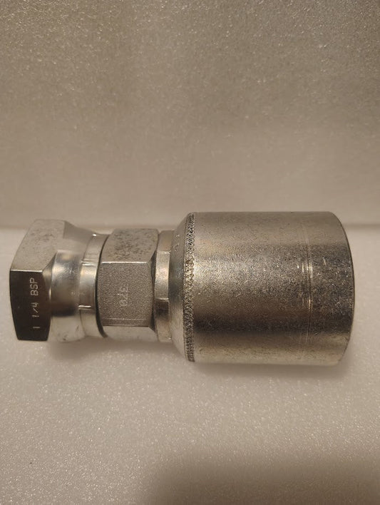 Weatherhead 43020U - 370 | 1 1/4" Hose x 1 1/4" BSPP - | GW10 - 20x20 Fitting