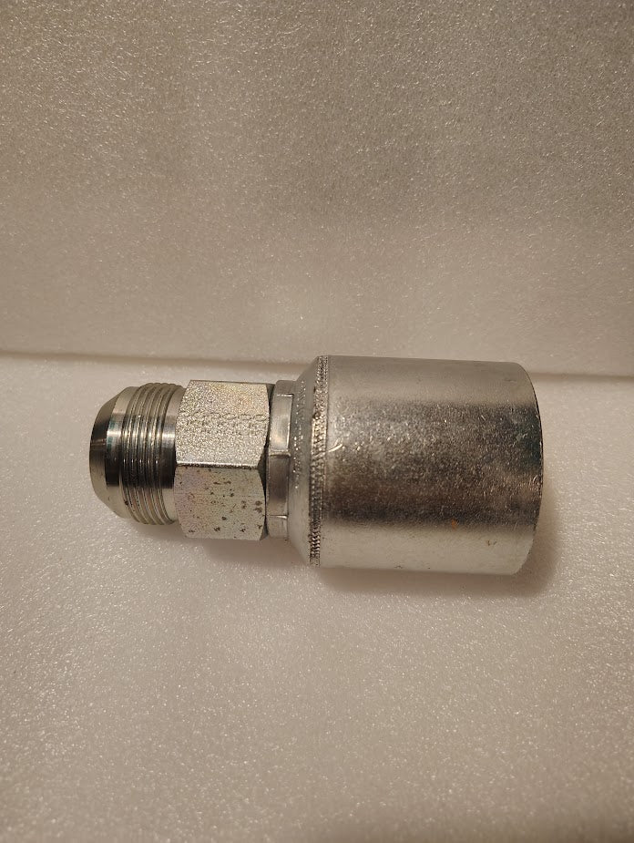Weatherhead 43020U - 520 | 1 1/4" Hose x 1 1/4" JIC Solid Fitting - Straight | GW08 - 20x20 Fitting