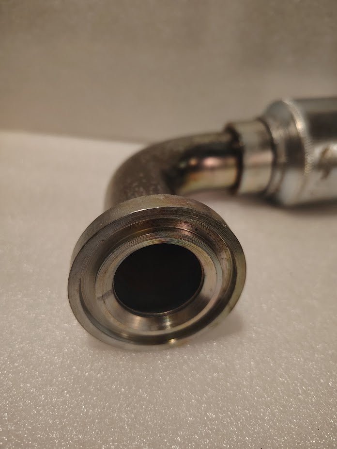 Weatherhead 43020U - G80L40 | 1 1/4" Hose x 1 1/4" Code 61 - 97 Long | GW54 - 20x20 Fitting