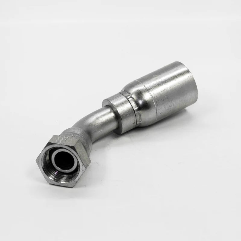 The 06U12D | Weatherhead fitting features a hexagonal nut on one end and a smooth, curved body on the other, presented against a plain white background.