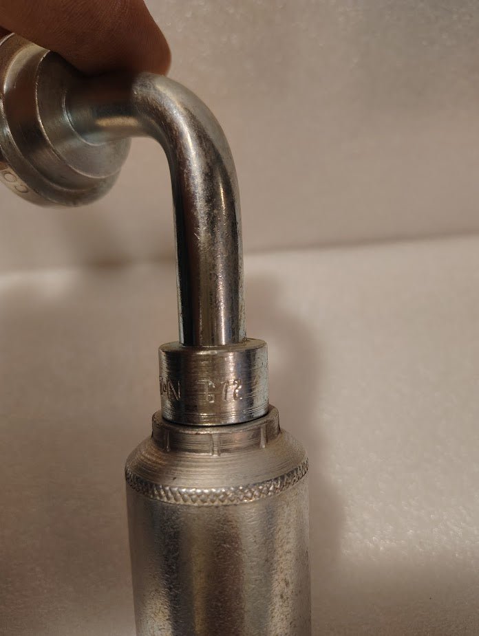 Weatherhead 43008U - G72 | 1/2" Hose x 3/4" Code 61 - 90 | GW53 - 8x12 Fitting