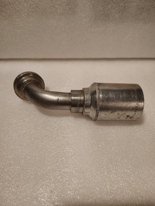 Weatherhead 43012U - H62 | 3/4" Hose x 3/4" Code 61 Flange Fitting - 67.5 bend | GW52 - 12x12 Fitting
