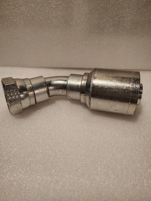 Weatherhead 43016U - 56P | 1" Hose x 1" BSPP - 45 bend | GW43 - 16x16 Fitting