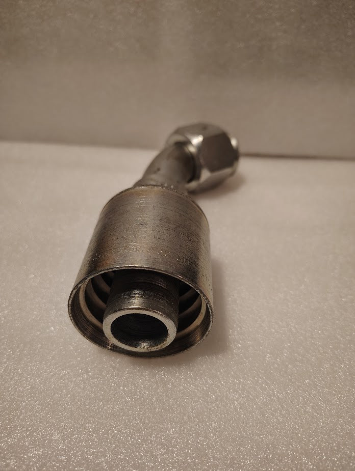 Weatherhead 43016U - C66 | 1" Hose x 1" JIC Swivel Fitting - 60 bend Fitting