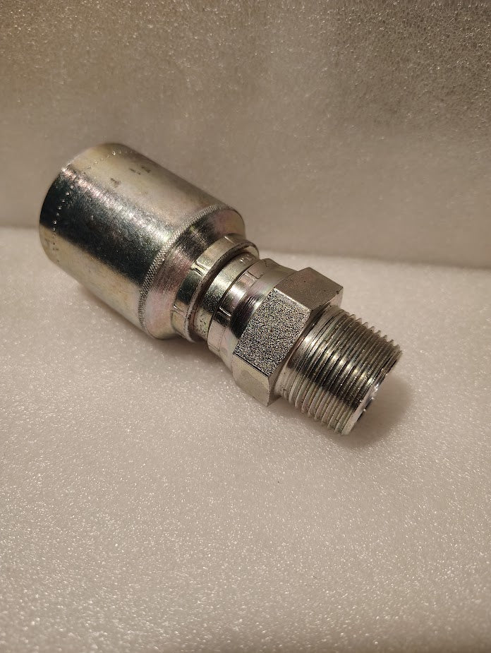 Weatherhead 43016U - J16 | 1" Hose x 1" NPT Swivel Fitting - Straight Fitting