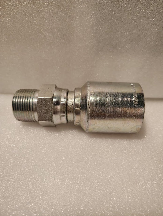 Weatherhead 43016U - J16 | 1" Hose x 1" NPT Swivel Fitting - Straight Fitting