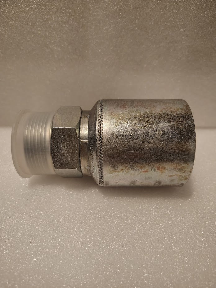 Weatherhead 43020U - E80 | 1 1/4" Hose x 1 1/4" ORFS Solid - | GW29 - 20x20 Fitting