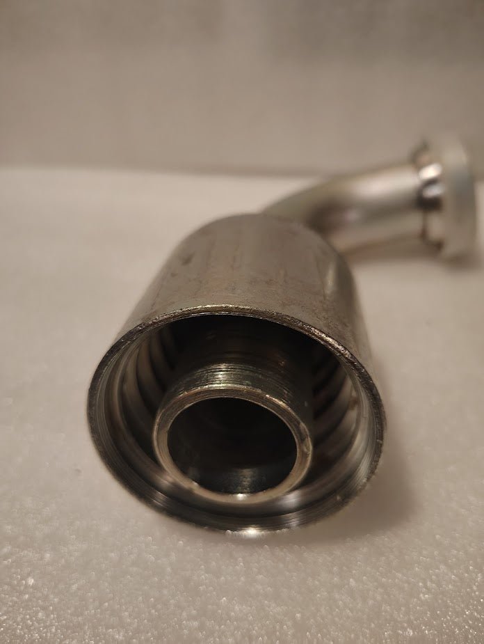Weatherhead 43020U - G80L31 | 1 1/4" Hose x 1 1/4" Code 61 - 96 Long | GW54 - 20x20 Fitting