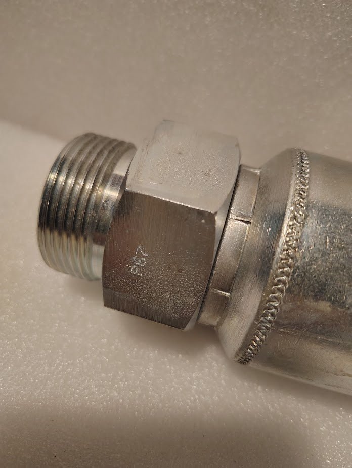 Weatherhead 43020U - P67 | 1 1/4" Hose x 1 1/4" BSPP Solid - | GW36 - 20x20 Fitting