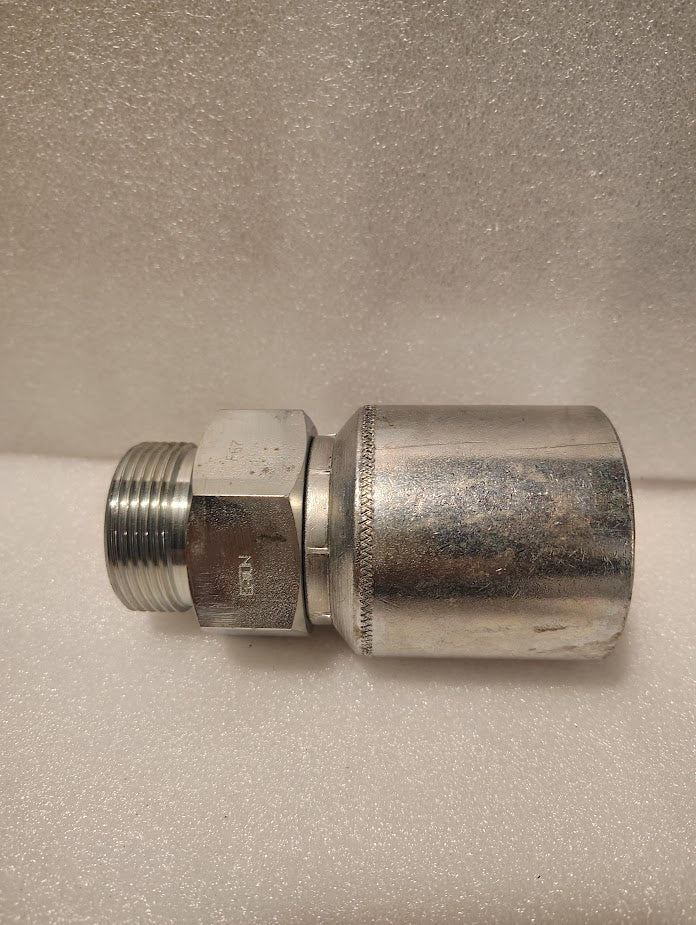 Weatherhead 43020U - P67 | 1 1/4" Hose x 1 1/4" BSPP Solid - | GW36 - 20x20 Fitting