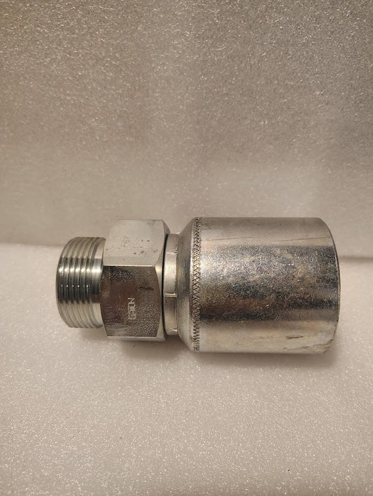 Weatherhead 43020U - P67 | 1 1/4" Hose x 1 1/4" BSPP Solid - | GW36 - 20x20 Fitting