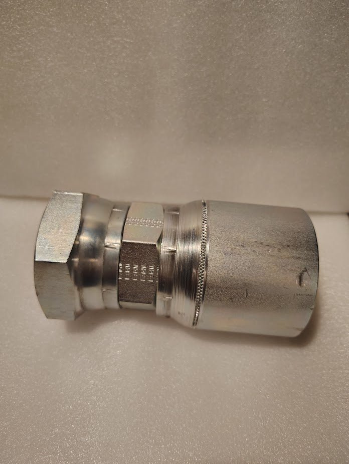 Weatherhead 43032U - 632 | 2" Hose x 2" JIC Swivel Fitting - Straight | GW09 - 32x32 Fitting